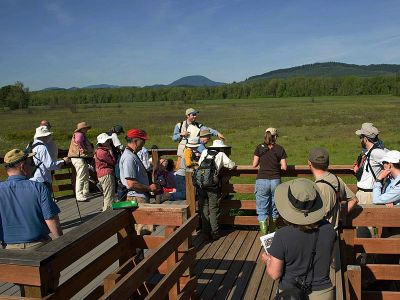 A group of people enjoy a day in nature